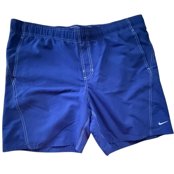 Nike Men's Royal Blue Swim Trunks - Picture 1 of 6